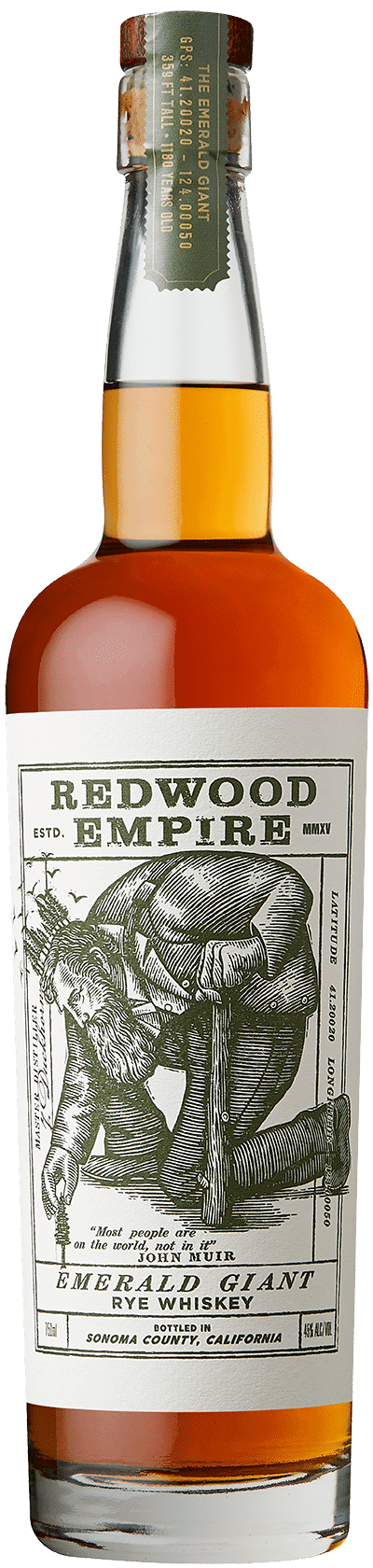 Emerald Giant Craft Rye Whiskey
